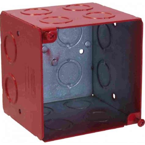 red fire alarm j box